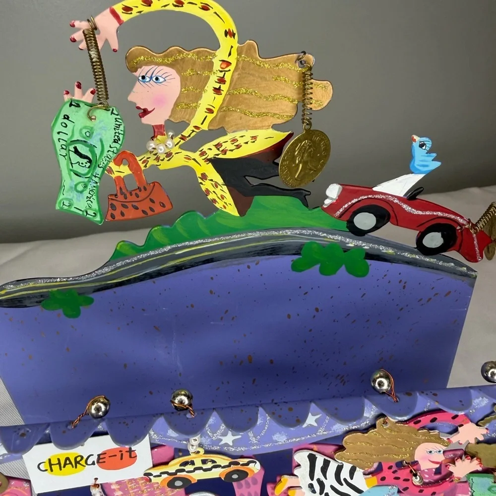 Fanciful Flights shop Til You Drop mail holder by Karen Rossi